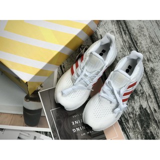 Giày Sneaker Thể Thao Ultra Boost 4.0 Trắng Đỏ