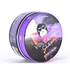 Combo Sáp vuốt tóc nam Volcanic Clay hàng chuẩn loại1+ Gôm xịt tóc volcanic 350ml tặng lược tạo kiểu tóc