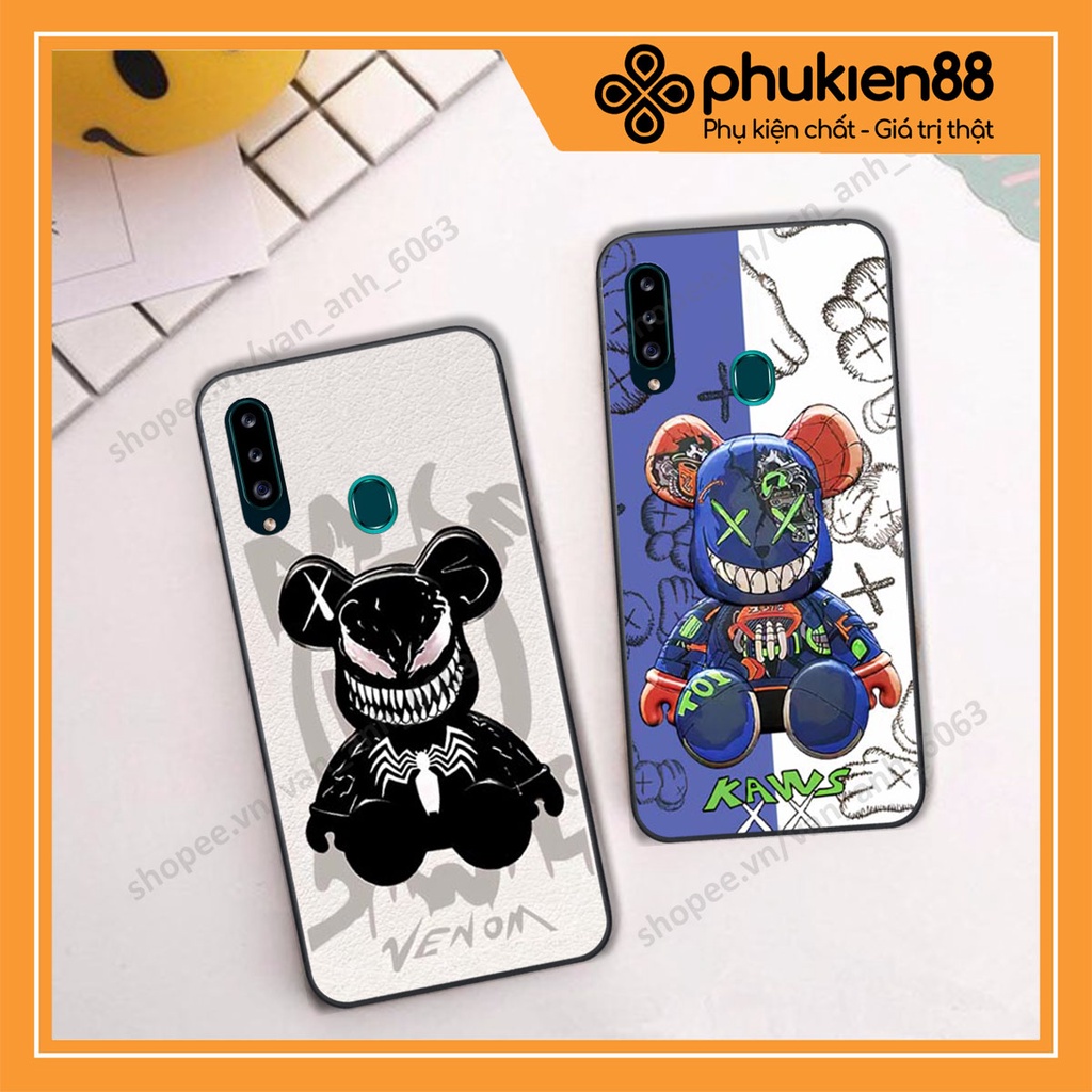 Ốp lưng Samsung A20s hình kaws, bear brick, venom thời trang siêu ngầu
