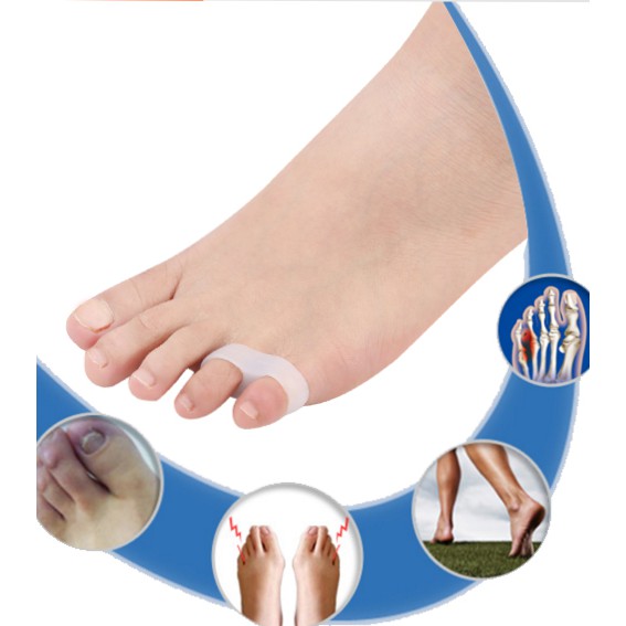 Miếng lót giày silicon giảm đau ngón áp út và ngón út Envysleep, 1 BỘ 2 CÁI