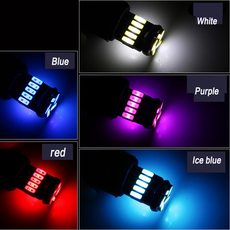 Đèn Led Dùng Chiếu Sáng Cho Biển Số Xe Hơi T10 W5W 15SMD 4014