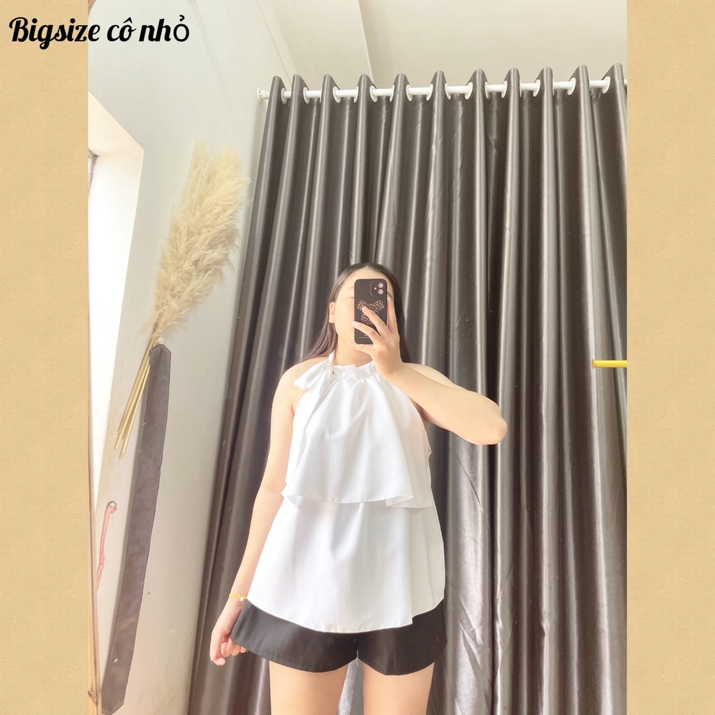 Áo Sơ Mi Nữ Bigsize Tầng Dễ Thương Mặc Đi Biển,Đi Chill Cực Xinh MÃ AT12