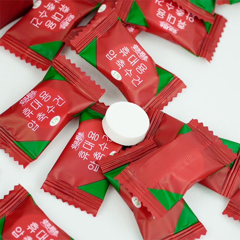 Khăn giấy nén hình viên kẹo - Khăn đa năng du lịch Hàn Quốc dùng 1 lần trong túi zip (tuyển sỉ). | BigBuy360 - bigbuy360.vn