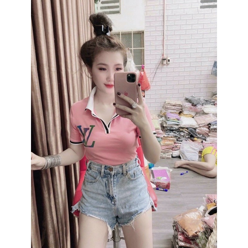 [Mã FASHIONT4MA2 giảm 10K đơn 50K] ♥SIÊU GIẢM♥DUY NHẤT HÔM NAY🎁 Áo cổ bẻ ❤️ Áo thun cổ trụ