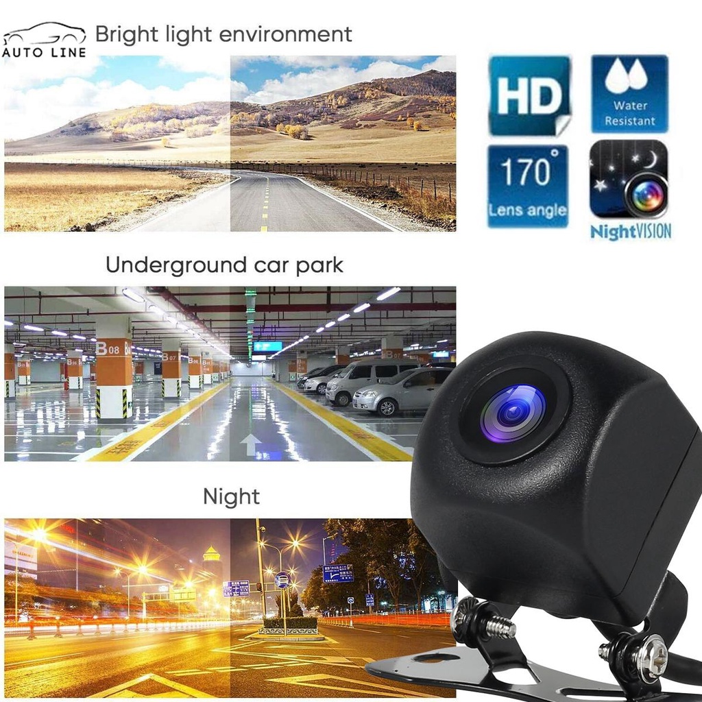 Camera Chiếu Hậu Chống Nước Xoay 170 Độ Cho Xe Hơi° Camera Chiếu Hậu Góc Rộng 12V SHOPCYC9021
