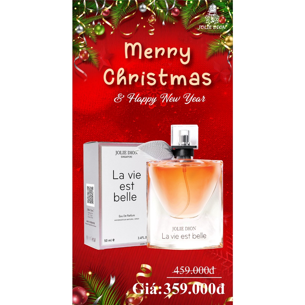 Nước hoa nữ Jolie Dion La Vie Est Belle Eau De Parfum 50ml