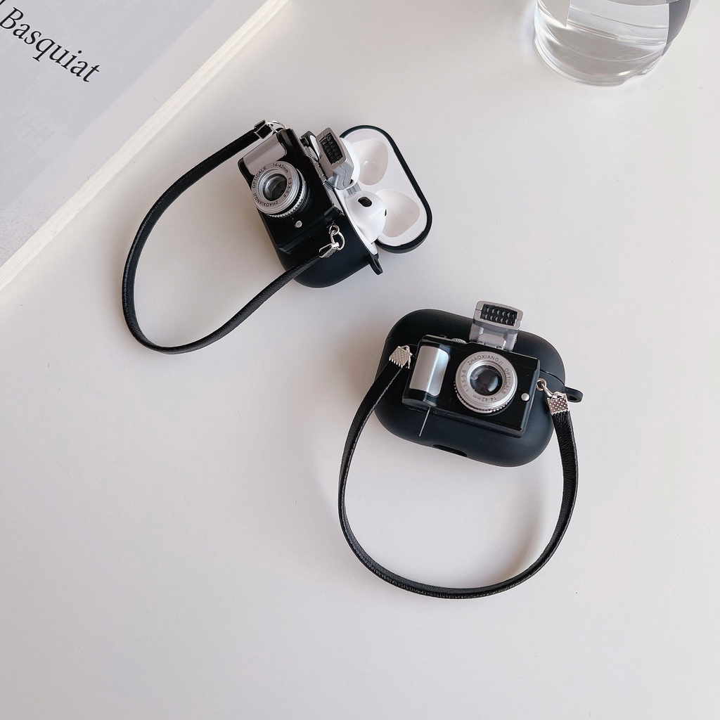 Vỏ Bảo Vệ Hộp Sạc Tai Nghe AirPods3 Pro AirPods2gen Họa Tiết Máy Ảnh Độc Đáo 2021 Ốp