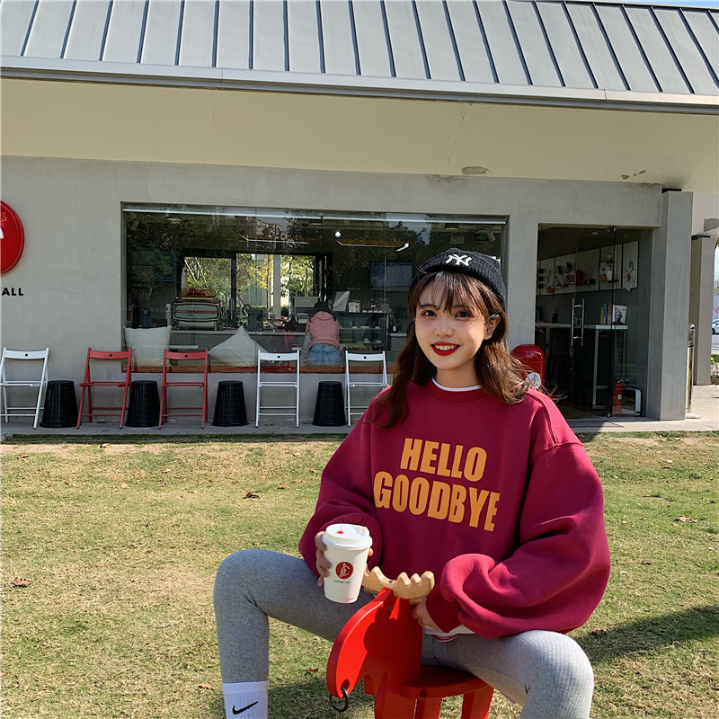 Áo sweater thời trang tay dài thiết kế giả 2 lớp cá tính theo phong cách Hàn Quốc | BigBuy360 - bigbuy360.vn