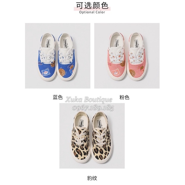 Giày Thể Thao Con ves cổ ngắn cho bé (Ảnh, video thật)