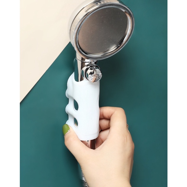 Giá đỡ vòi sen -dán tường 🎀SALE🎀  Giá đỡ chất liệu silicon gắn tường bám siêu chắc Đồ dùng nhà tắm thông minh