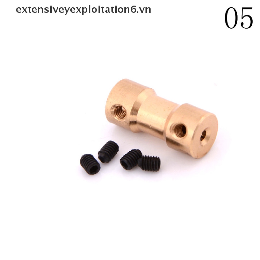 Khớp đồng ghép nối trục động cơ 2/ 3/ 3.17/ 4/ 5mm