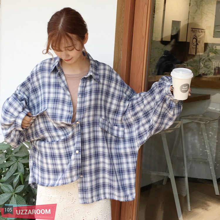 Áo khoác Caro mỏng thu Oversize 3 màu ống rộng - Áo oversize, Áo ulzzang | BigBuy360 - bigbuy360.vn