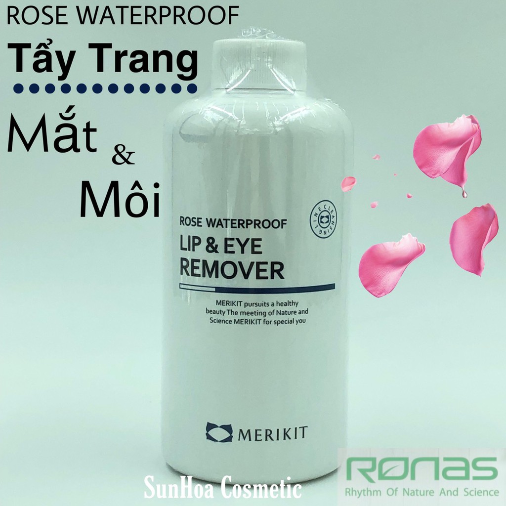 Rose Waterproof Lip &amp; Eye Remover - Tẩy Trang Mắt &amp; Môi Từ Nước Hoa Hồng