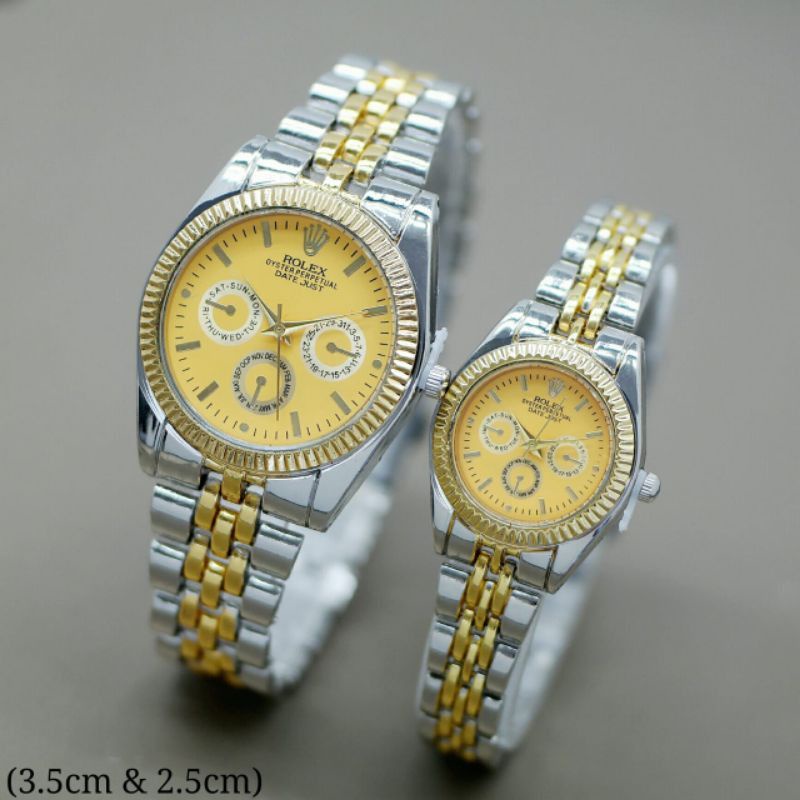 Rolex Đồng Hồ Đeo Tay Kiểu Dáng Cổ Điển Cho Cặp Đôi