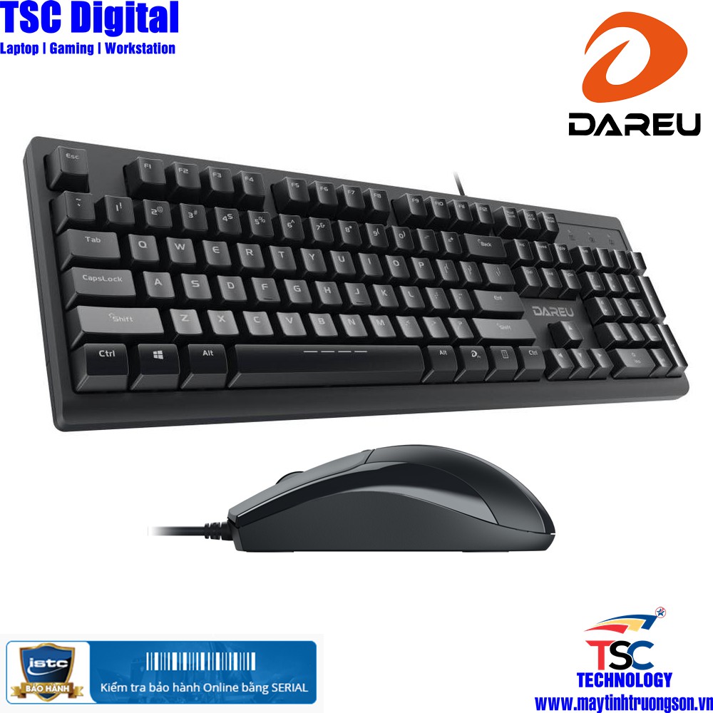 Bộ Phím Chuột Dareu LK135 + LM130 Gaming (Bàn Phím Chống Nước 100%)