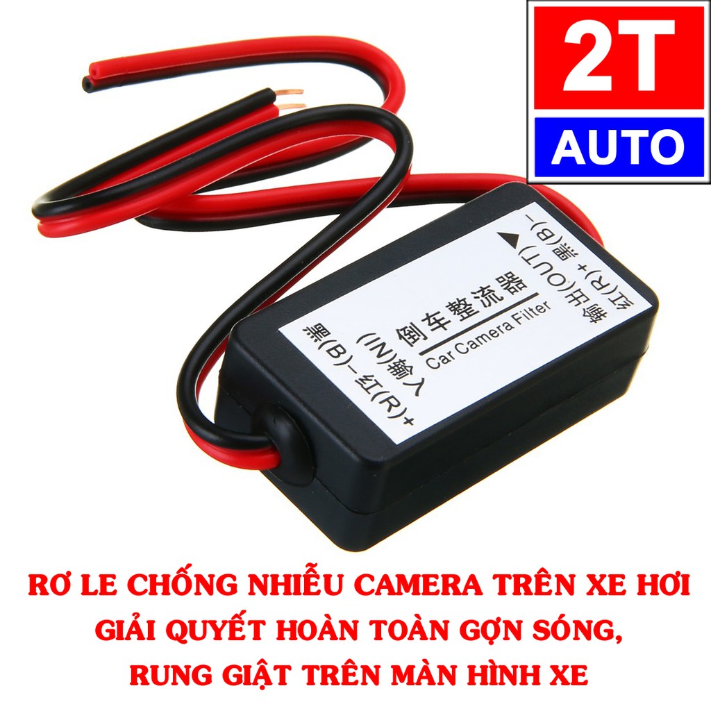 Bộ Rơ le relay chống nhiễu chống giật camera trên xe hơi ô tô: SKU:165 | BigBuy360 - bigbuy360.vn