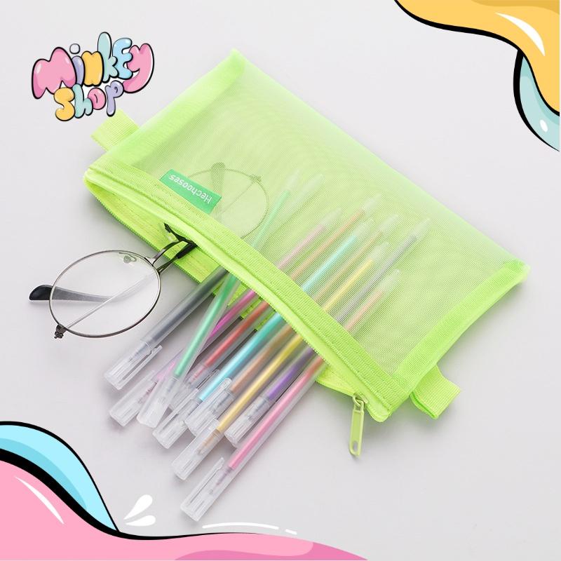 Túi Đựng Đồ Dùng Cá Nhân Có Dây Kéo Đa Năng Tiện Dụng 02TD - Minkey
