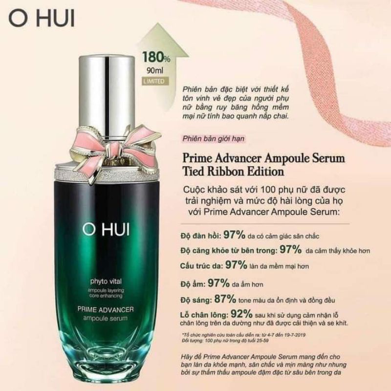 Sét Ohui xanh , xe khít chân lông, dưỡng ẩm da, chống lão hoá da hàn quốc chính hãng