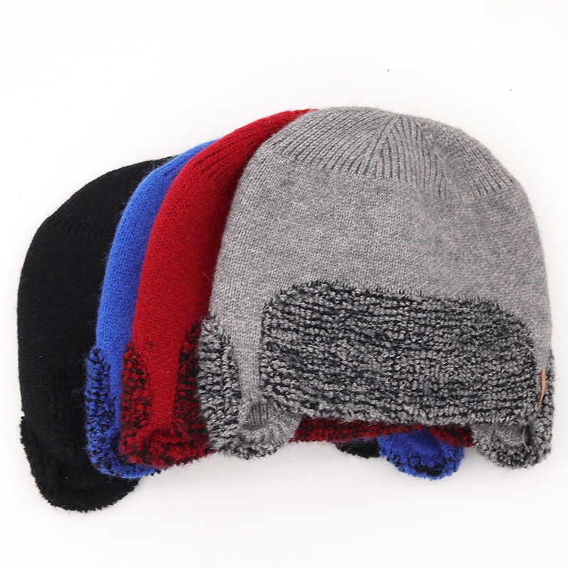 Mũ beanie Trùm Tai Giữ Ấm Mùa Đông Cho Nam / Nữ
