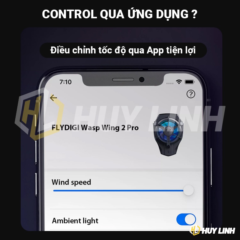 Flydigi Wasp Wing – Quạt tản nhiệt cho điện thoại giá rẻ