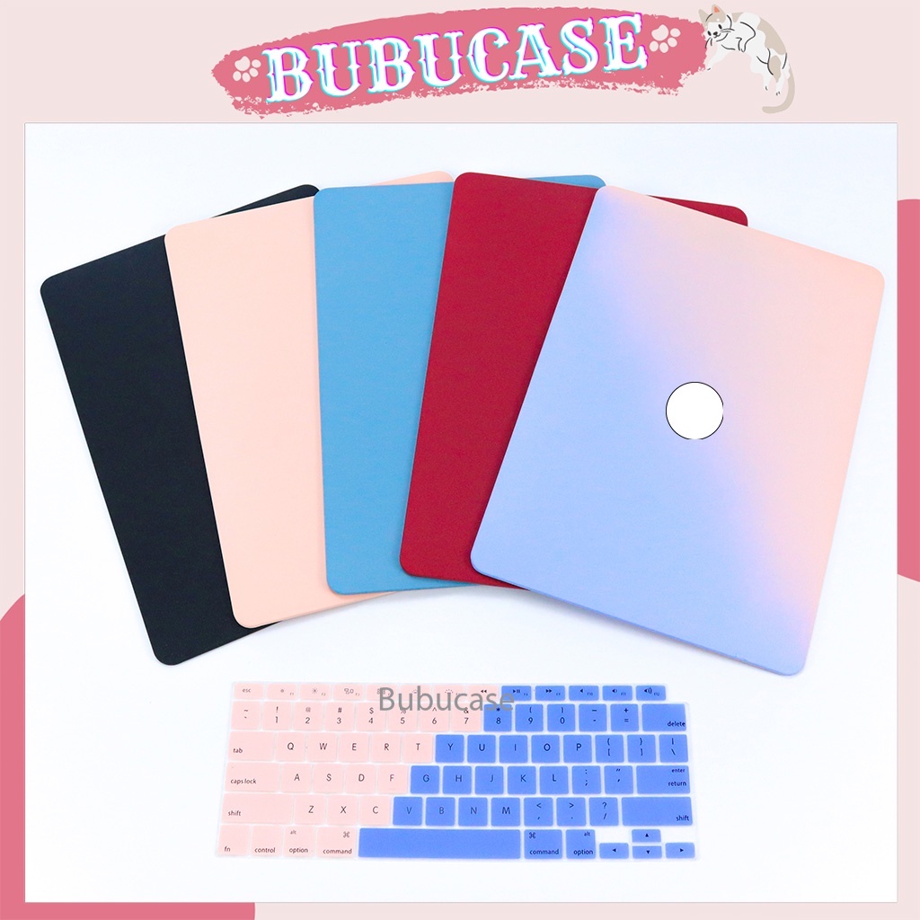 Ốp Macbook - Case Macbook Nhựa Dẻo Màu Pastel - Combo 2in1 Tặng Kèm Phủ Phím Cùng Màu - Full Dòng Máy - Link 1