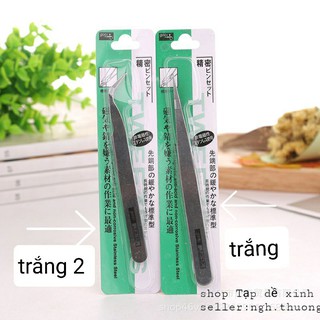 🔆Tapdexinh🔆 Dụng cụ nhíp gắp đồ handmade 2 mũi cong thẳng DIY hồng tím xanh pastel gắp sticker dán hình nhiều màu / HN