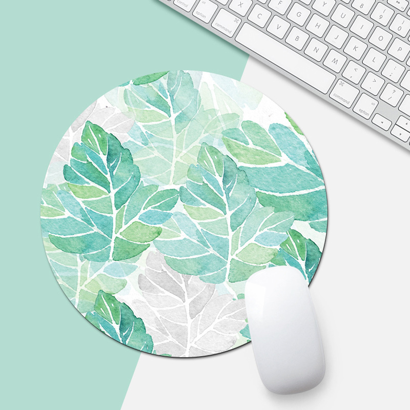 Non-slip Round Mouse Pad Thickening Computer Mouse Padding