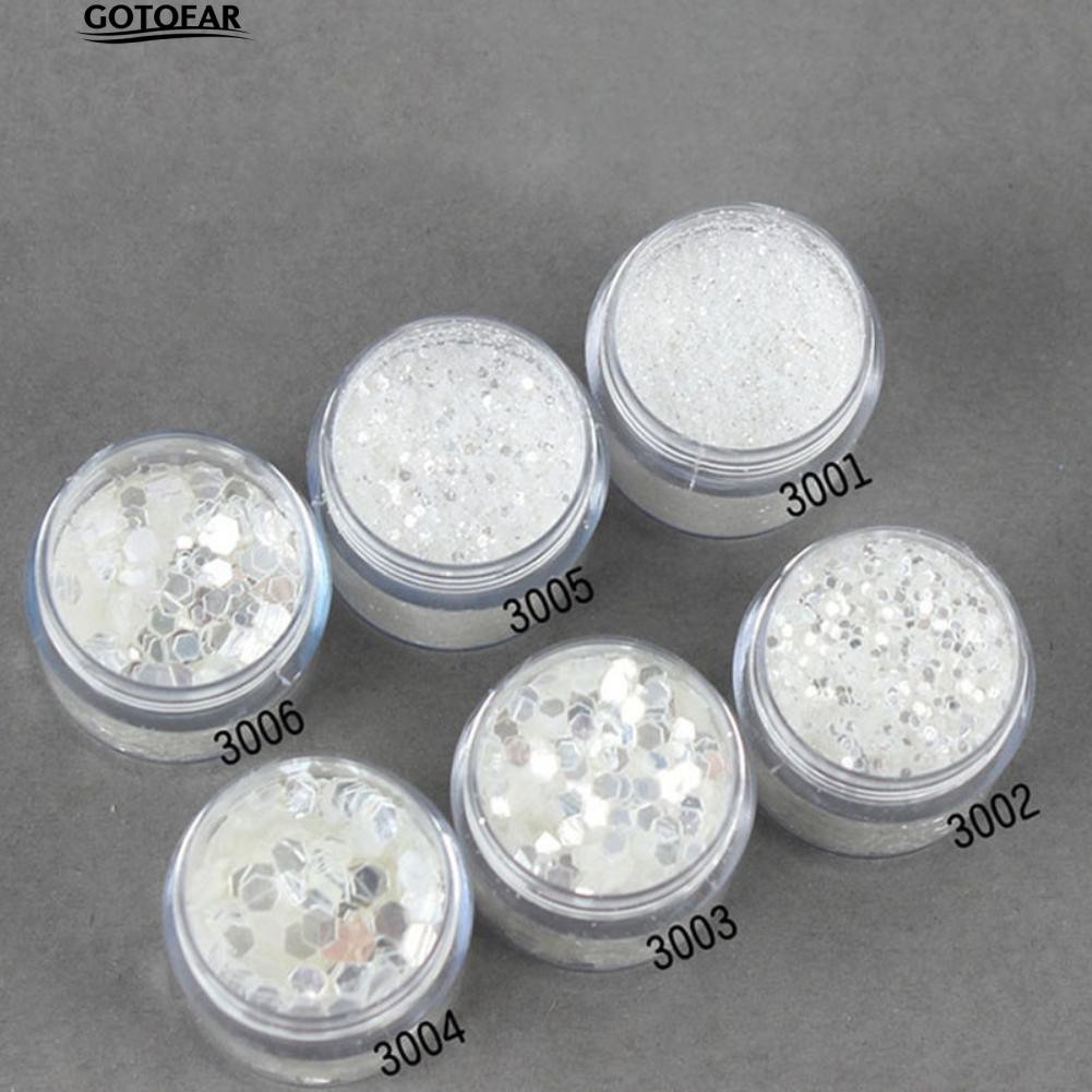 Hộp bột nhũ kim tuyến lấp lánh trang trí móng tay nghệ thuật