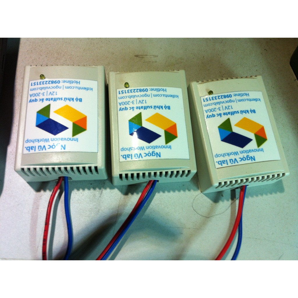 Thiết bị khử sulfate khôi phục ắc quy NGOCVULAB DS12M2