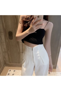 ⚡HOT TREND⚡ QUẦN SUÔNG CẠP CAO GEN BỤNG KHÓA TRƯỚC⚡QUẦN ỐNG RỘNG SIÊU HÁCH DÁNG.