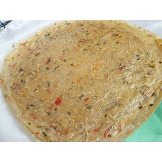 combo bánh tráng, ruốc sấy, hành phi và  bơ