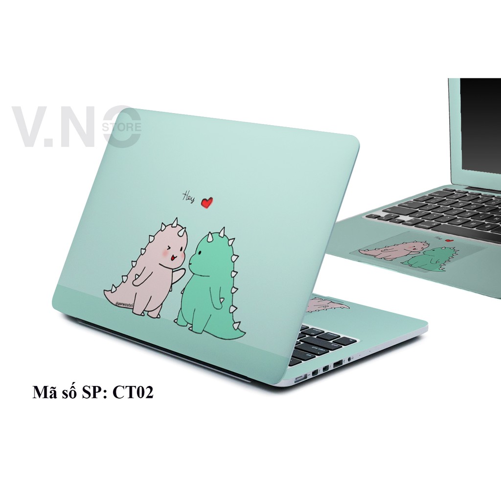 Decal dán laptop cute 2 V.NO SKIN cao cấp - cho các dòng laptop dell/acer/asus/lenovo/hp/macbook | BigBuy360 - bigbuy360.vn