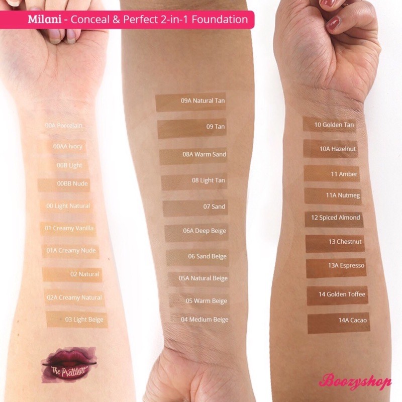 Kem nền Milani Concealer + Perfect 2 in 1 Foundation Concealer +2% phí bán hàng | BigBuy360 - bigbuy360.vn