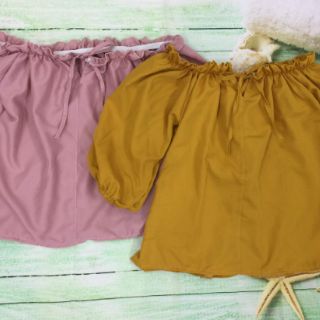 Áo baby doll trễ vai