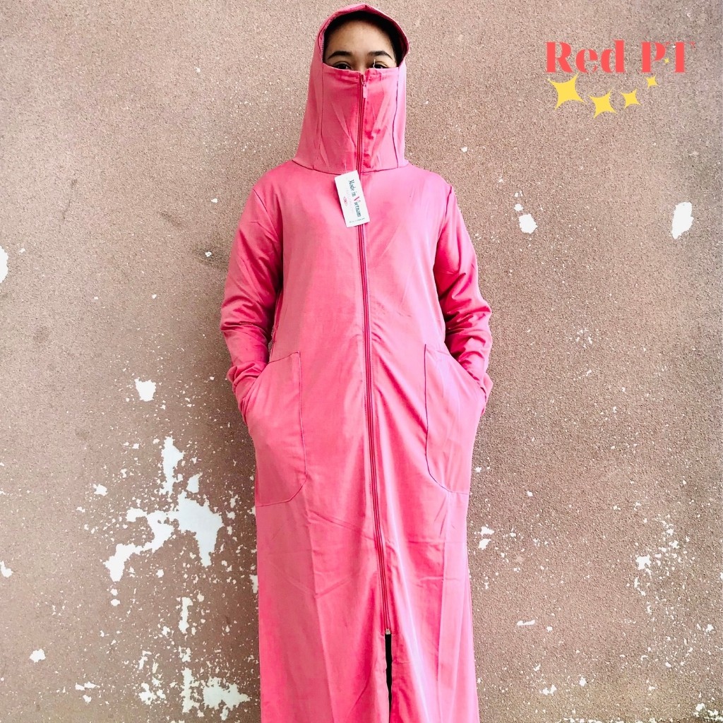 Áo nắng nữ, áo chống nắng toàn thân Freesize RED PT | BigBuy360 - bigbuy360.vn