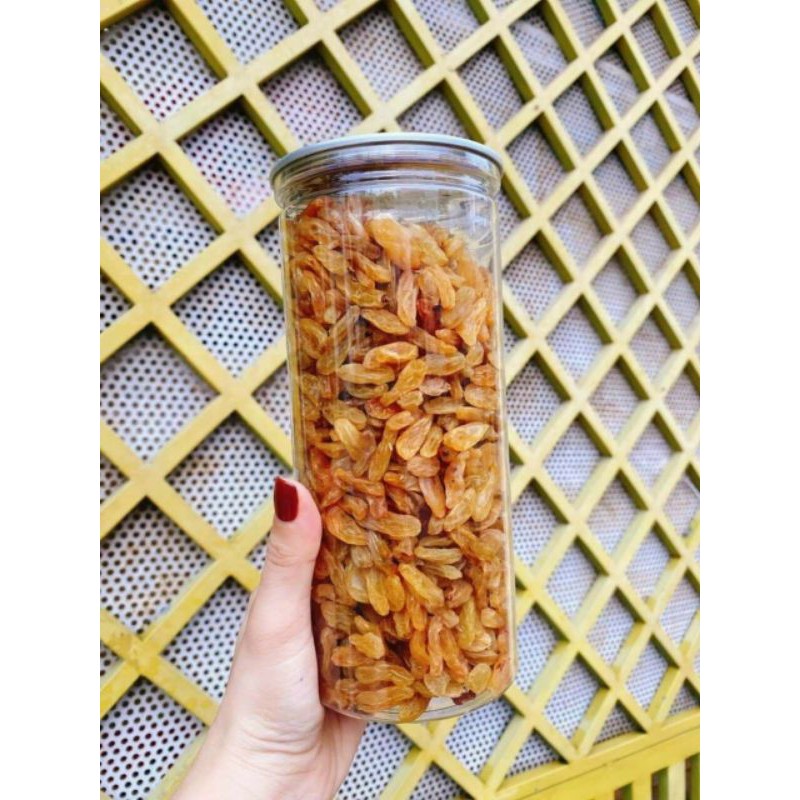 1 lon 500gr nho vàng tự nhiên