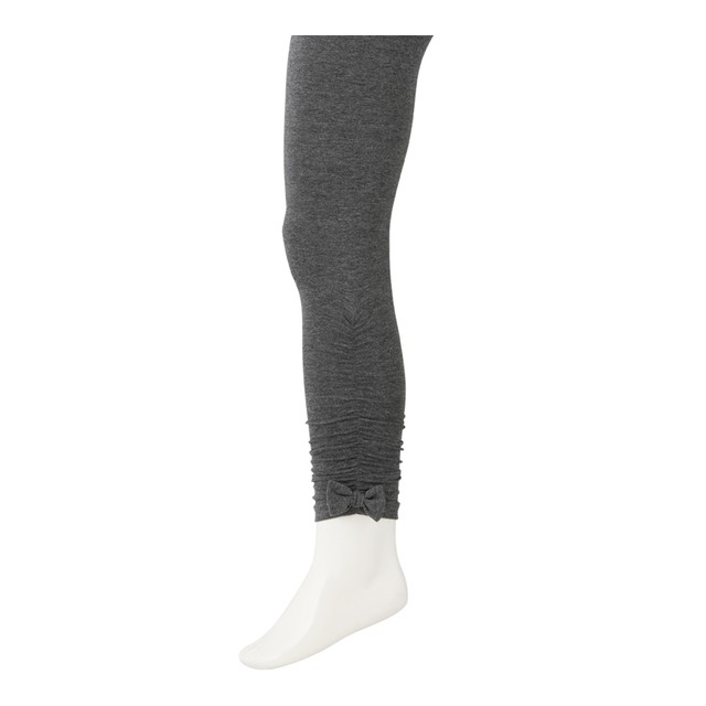 Quần legging đính nơ xinh xắn bé gái GU - Nhật