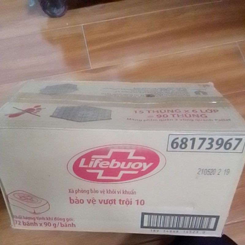 1 thùng 72 bánh xà bông Lifebuoy x 90g
