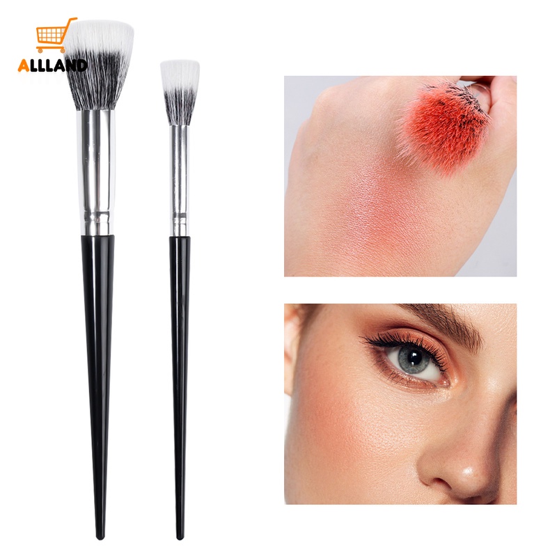 1 Cọ Trang Điểm Lông Nhân Tạo Tay Cầm Bằng Nhựa Nhiều Kích Cỡ Tiện Dụng