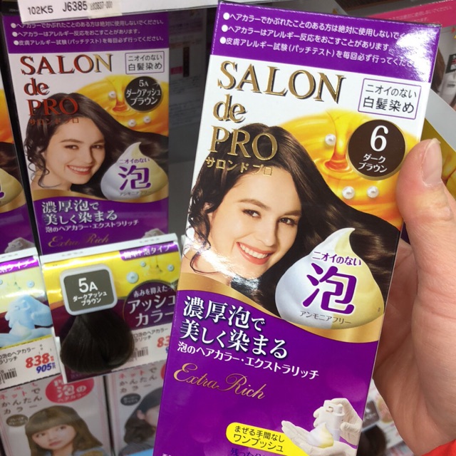 Thuốc nhuộm tóc dạng gội Salon de Pro Nhật