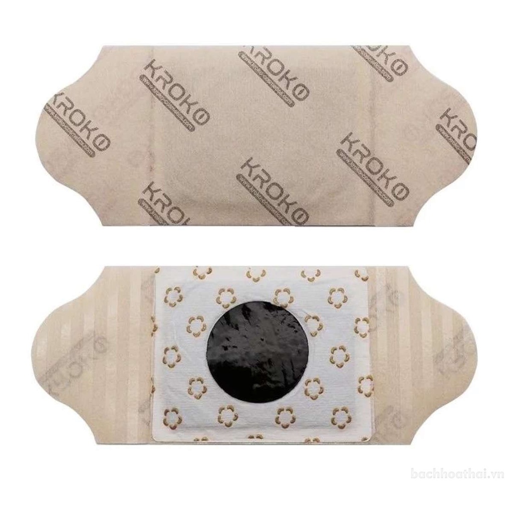 Túi dán nóng ġiảm mỡ Kroko Navel Paste ḋetox