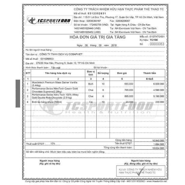 Tăng Cân 1Kg Super Mass Gainer Dymatize