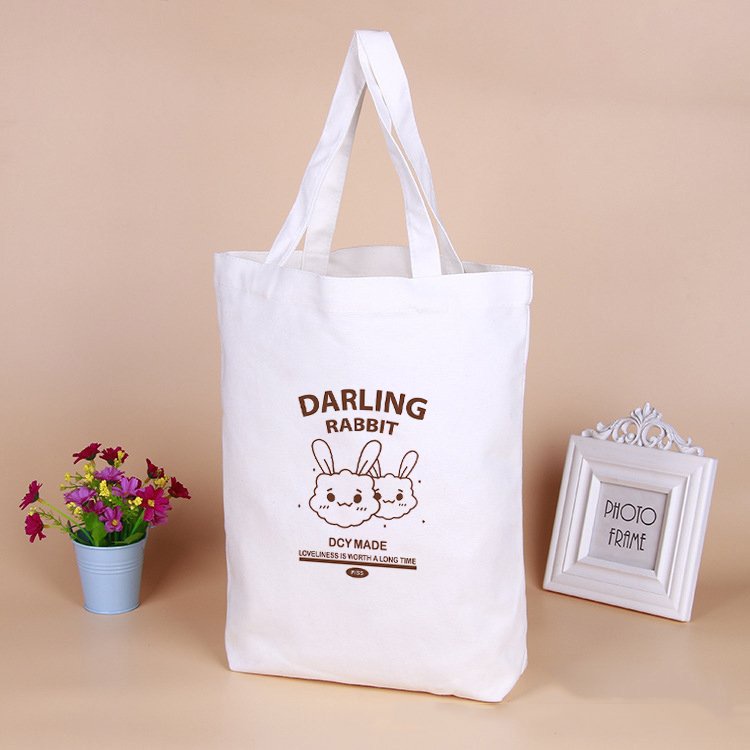 Túi tote in thỏ Darling Rabbit TT15 chất liệu vải kaki hàn kích thước 30*36 cm -Teenstore.365