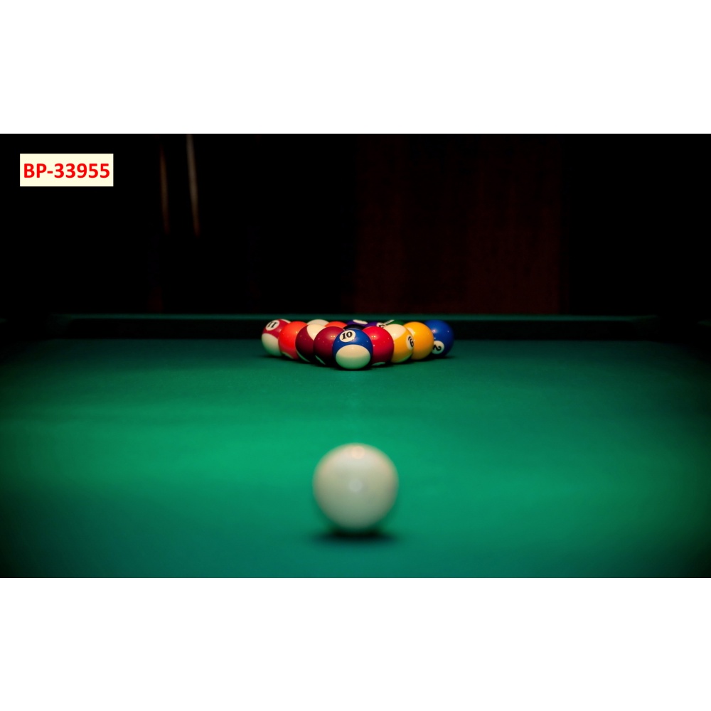 Tranh dán tường Club bida, Billiards, Bi-a Mẫu Hot Nhất