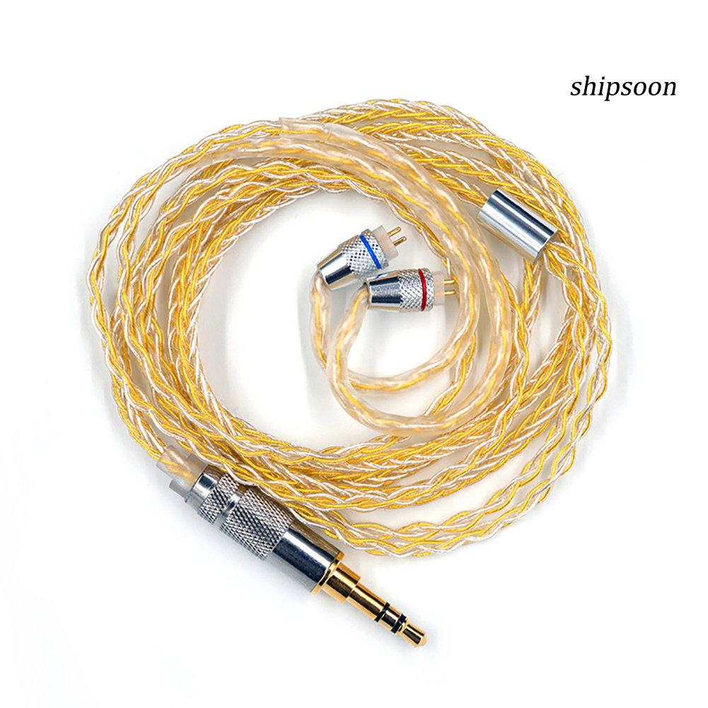 snej  KZ B/C/MMCX Pin Plug 200 Cores Braided Earphone Cable for ZSN/ZST/ZS10/AS10/ES3