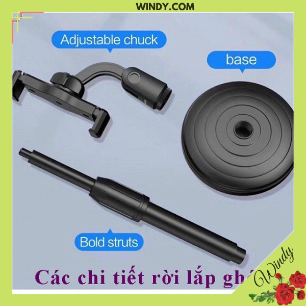 Giá Đỡ Điện Thoại livestream xem video Ổn Định Xoay 360 Độ dùng để Quay Phim Ghi Hình Đa Dụng