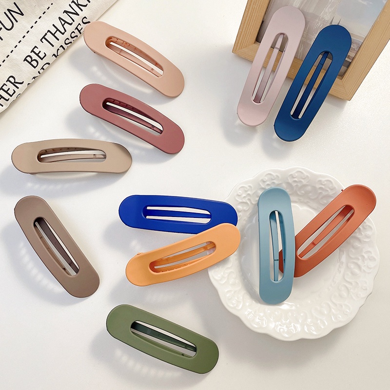Kẹp Tóc Mỏ Vịt Cỡ Lớn Màu Sắc Thời Trang Cho Nữ