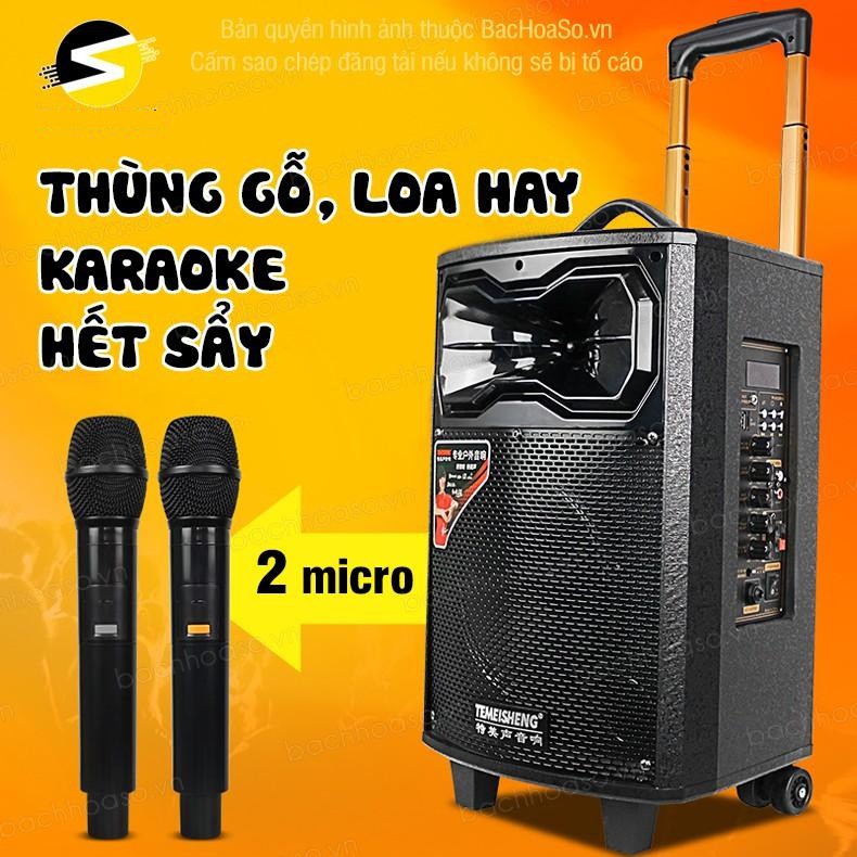 Loa kéo di động TEMEISHENG QX-0831 BASS 2 TẤC