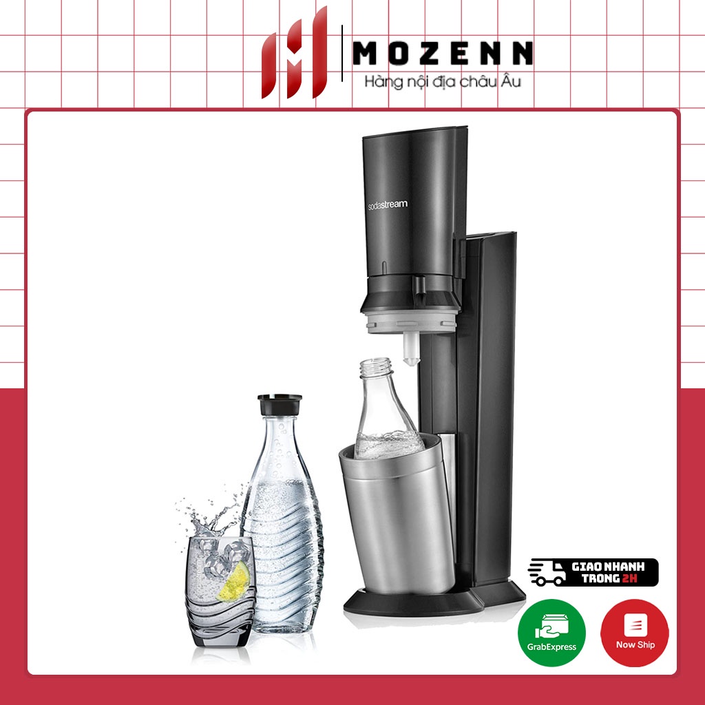 Máy tạo nước sủi bọt có ga SodaStream Crystal 2.0 - máy làm Soda [nhập Đức chính hãng]