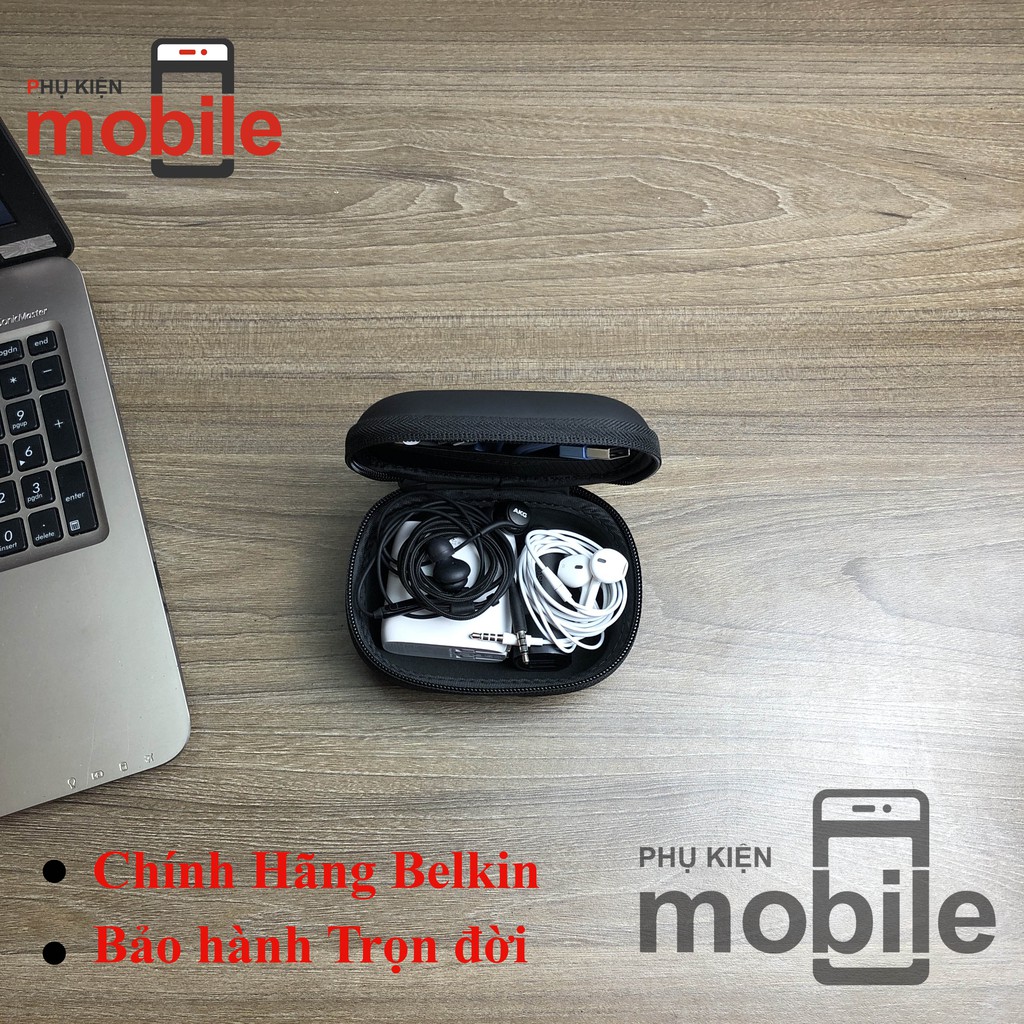 Túi đựng phụ kiện công nghệ Belkin, chất liệu siêu bền, sản xuất tại Việt NAM